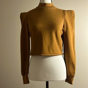 Bershka puff sleeves